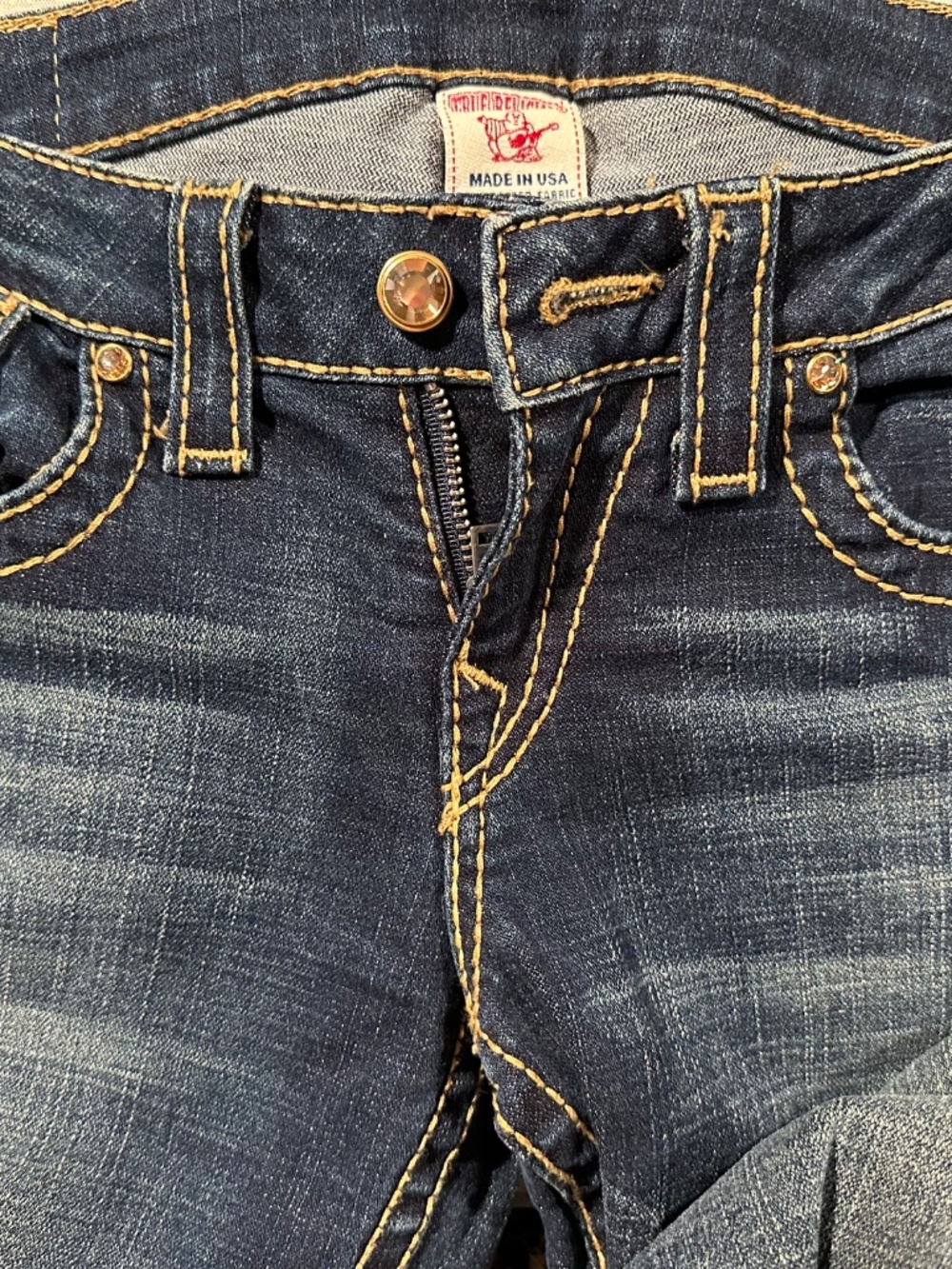 True Religion Rhinestone jeans - Picture 4 of 6